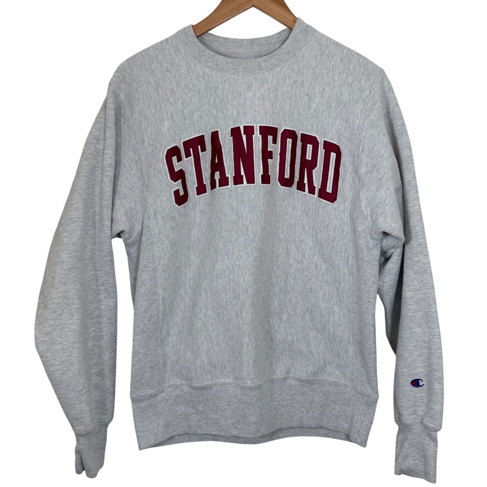 Champion Reverse Weave Stanford University Sweatshirt Gray Small